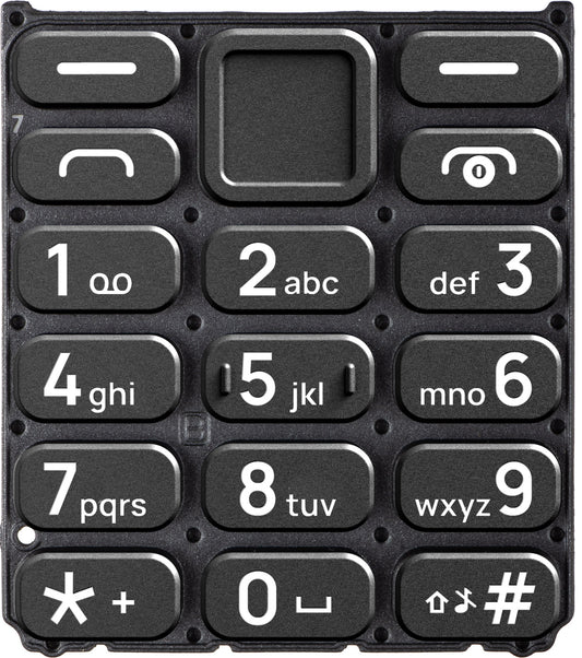 Tastiera Latina per HMD 110 / Nokia 110 (2024), Nero