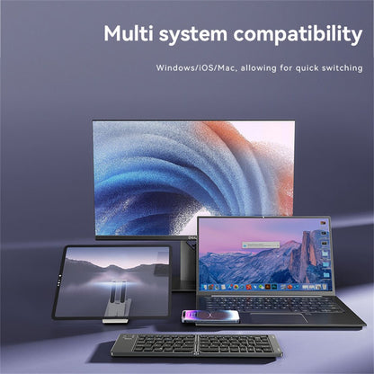 Tastiera Pieghevole Bluetooth Yesido KB27, Nera