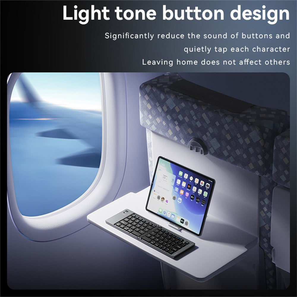 Tastiera Pieghevole Bluetooth Yesido KB27, Nera