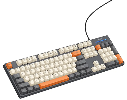 Tastiera Wired USB HOCO GM61 Tri-Color, 1,45m, Grigio
