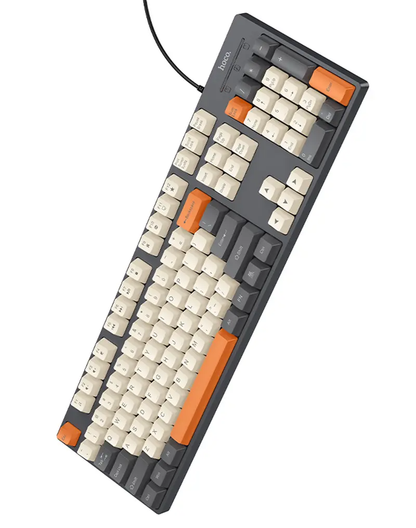 Tastiera Wired USB HOCO GM61 Tri-Color, 1,45m, Grigio