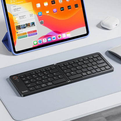 Tastiera Pieghevole Bluetooth HOCO GM71 Foldable, Nera