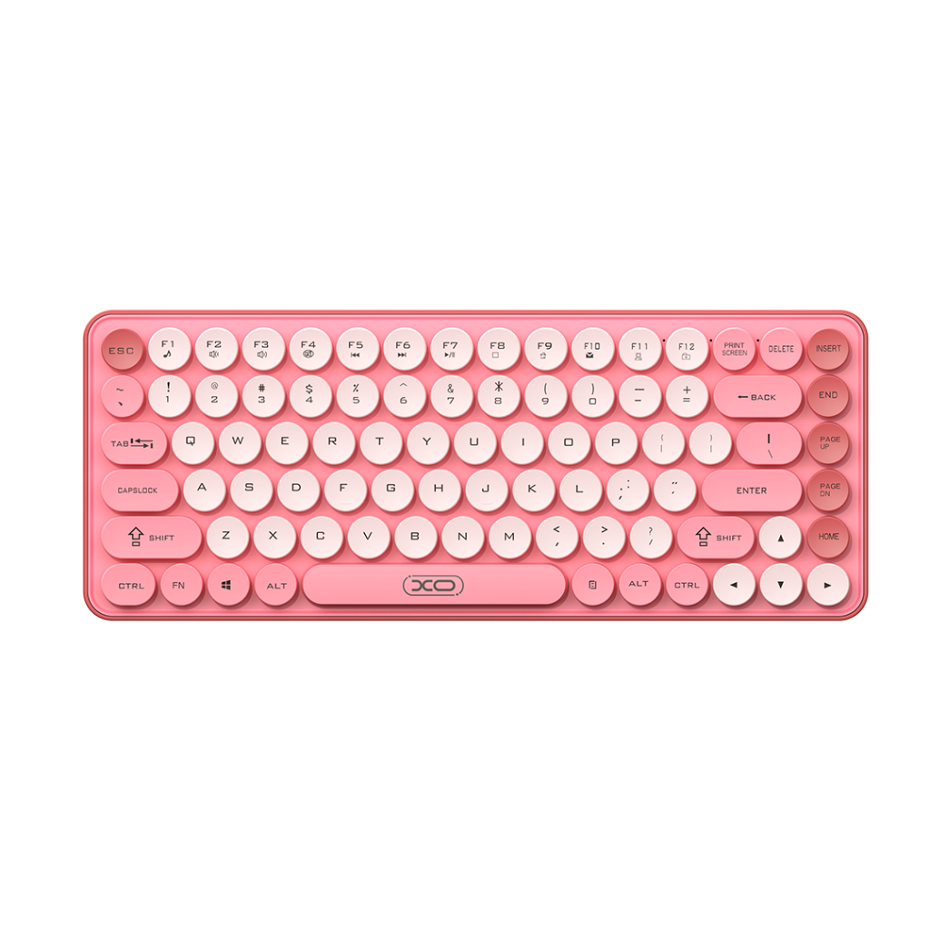 Tastiera Wireless XO Design KB-12, BT / Wi-Fi, Rosa