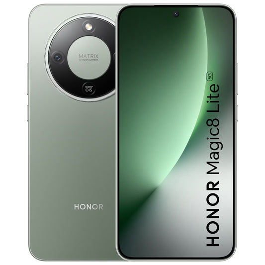 Telefono Cellulare Honor Magic8 Lite 5G Dual SIM, 256GB, 8GB, Forest Green 5109BYQU