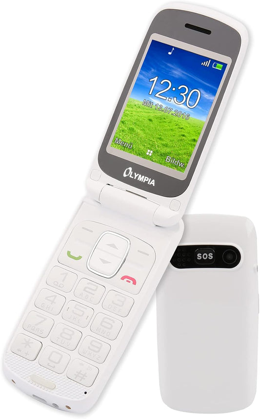 Telefono Mobile Olympia Primus Dual SIM, Bianco 2234