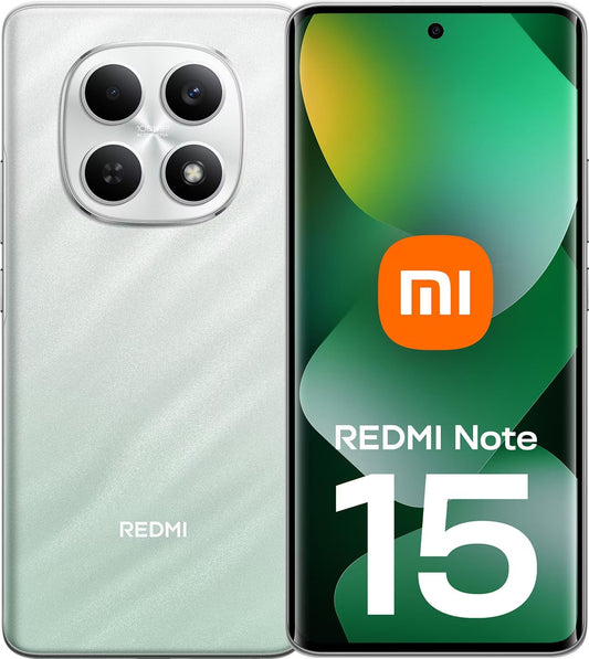 Telefono Mobile Xiaomi Redmi Note 15 4G, 256GB, 8GB, Verde MZB0MNPEU