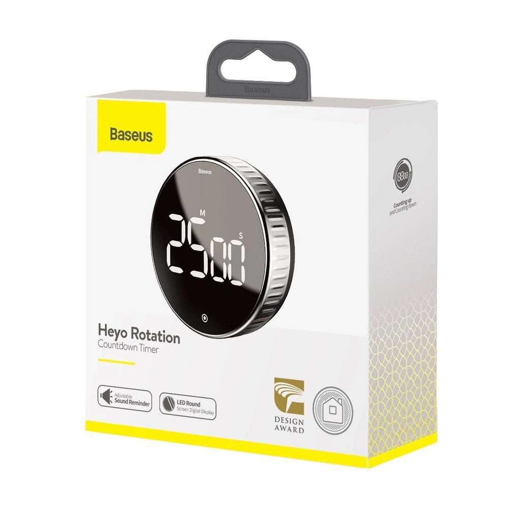 Timer Temporizzatore Baseus Heyo Rotation, Nero ACDJS-01