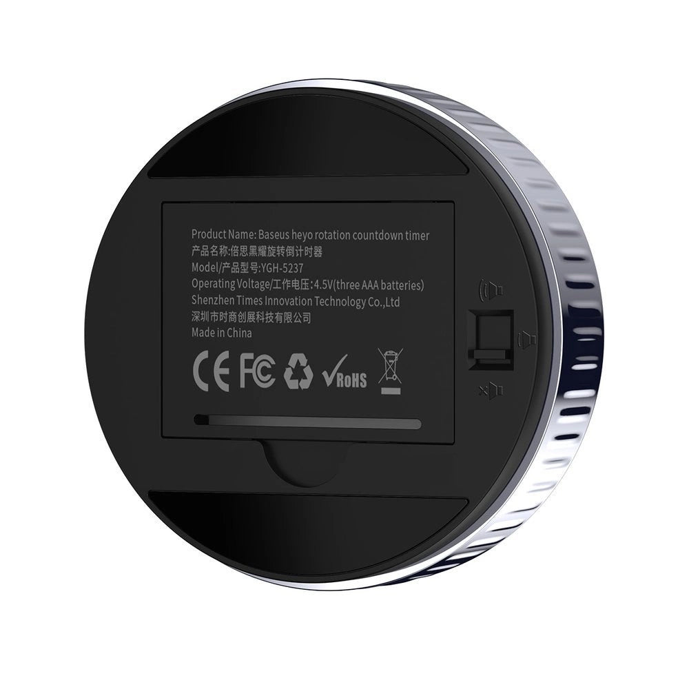 Timer Temporizzatore Baseus Heyo Rotation, Nero ACDJS-01