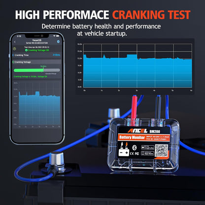 Tester Bluetooth Monitoraggio Batteria Auto Ancel BM200