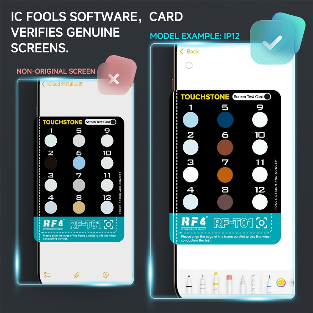 Tester Polarizzazione Display RF4 RF-T01 per Apple iPhone 12 - 17 Series