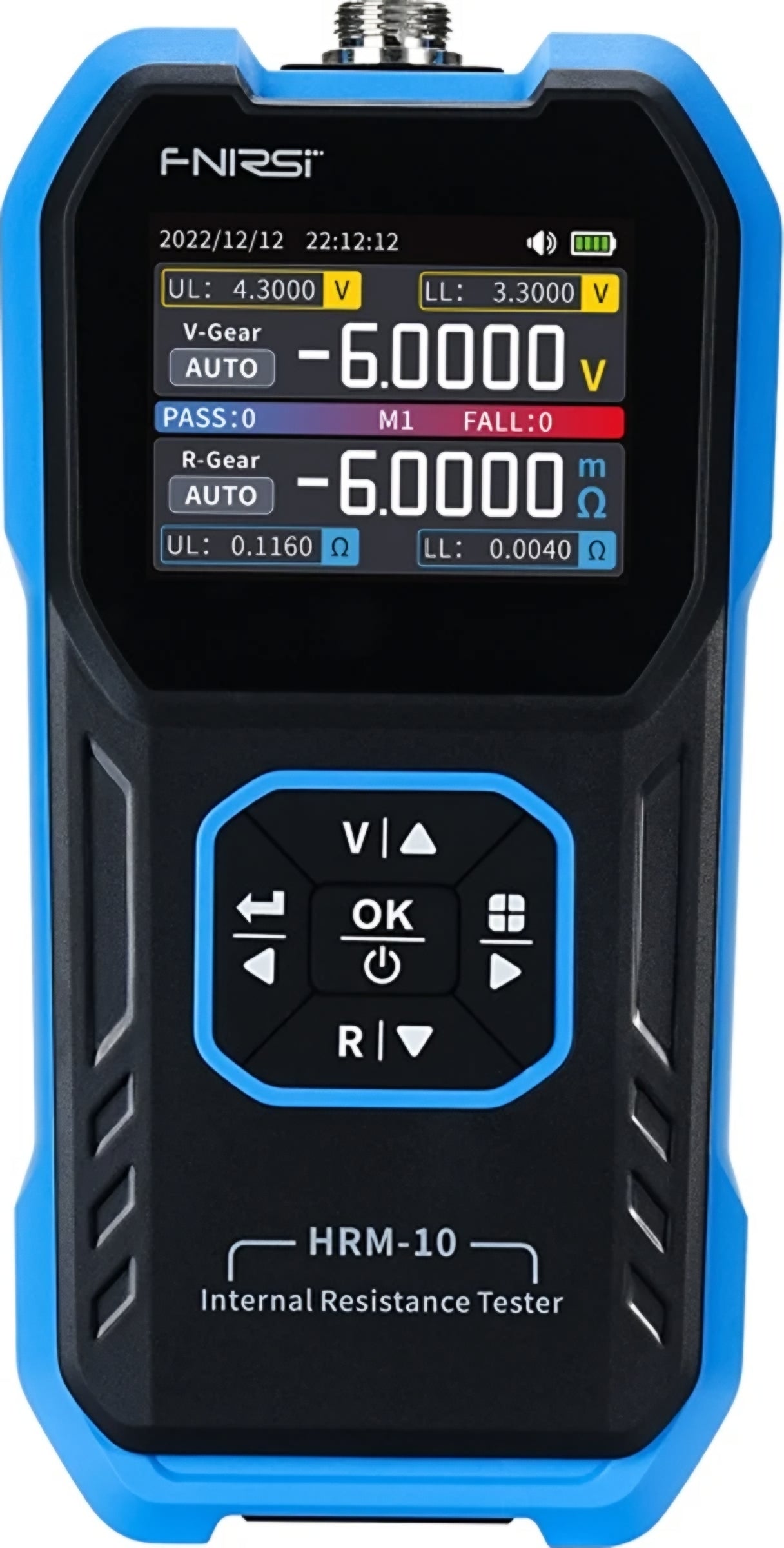 Tester Service Fnirsi HRM-10 per la misurazione della resistenza interna e della tensione di batterie / accumulatori