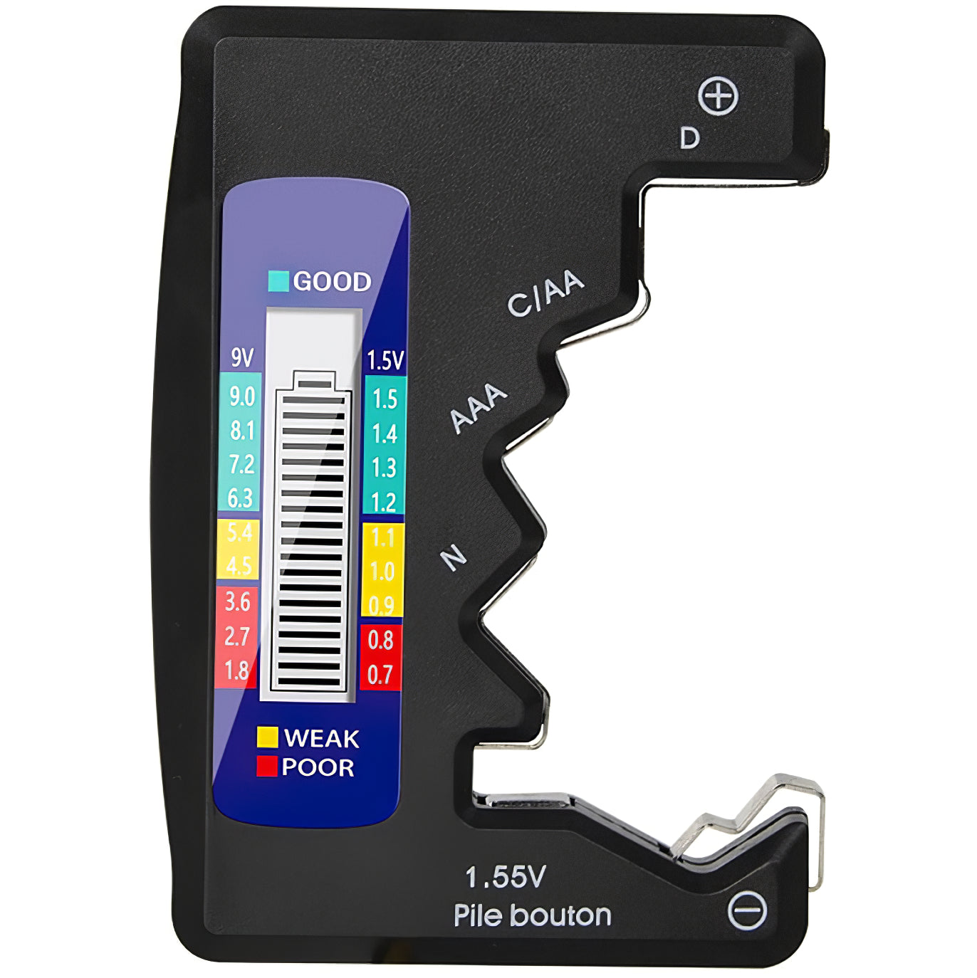 Tester di Tensione ANENG per Batterie