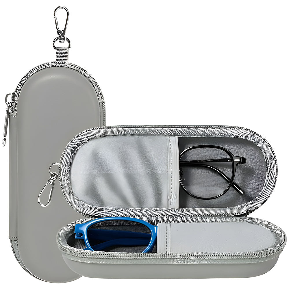 Custodia per Occhiali Techsuit ETJ3, 165mm x 65mm x 40mm, Grigio