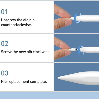 Penna a sfioramento Baseus per scrittura liscia per Apple iPad, bianco SXBC040102 