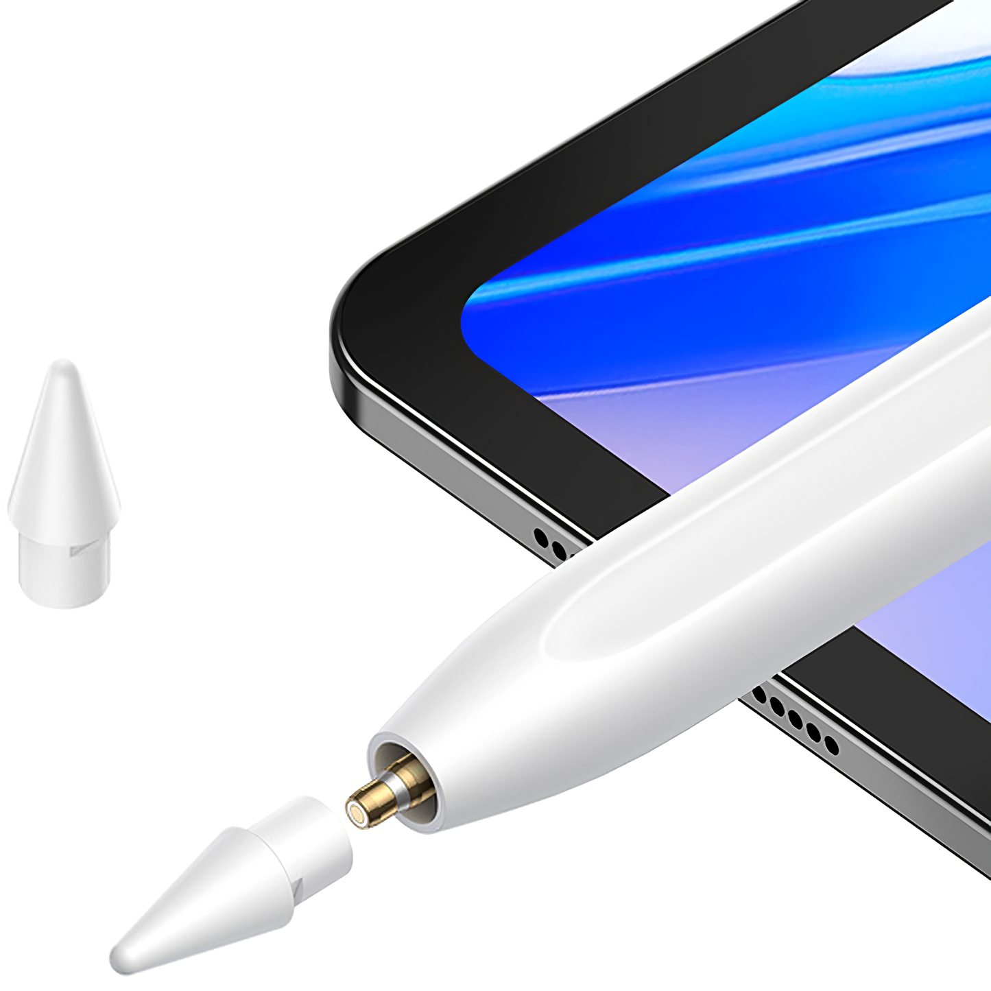 Penna a sfioramento Baseus Smooth Writing Serie 2 per Apple iPad, versione attiva, bianco SXBC060502 