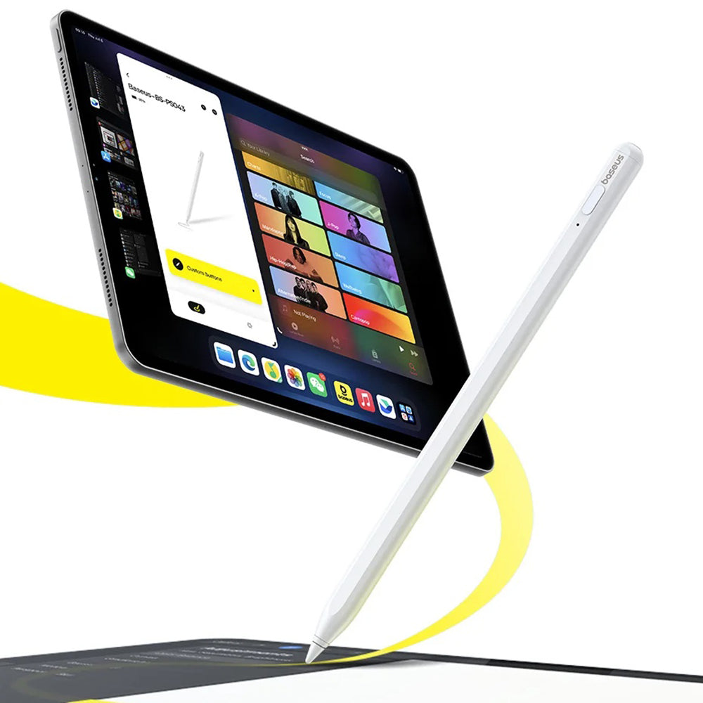 Touch Pen Baseus Smooth Writing 2 Series per Apple iPad, Versione Wireless Attiva, Bianco P80015802213-03