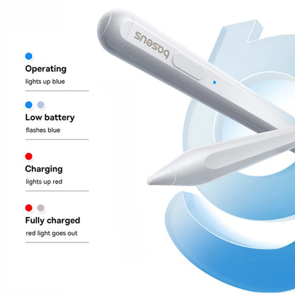 Touch Pen Baseus Smooth Writing 2 Series per Apple iPad, Versione Wireless Attiva, Bianco P80015802213-03