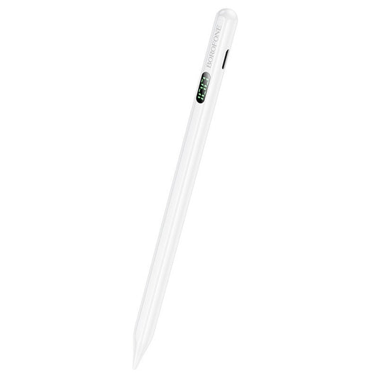 Touch Pen Borofone BG101 per Apple iPad Series, Versione Attiva, Bianco