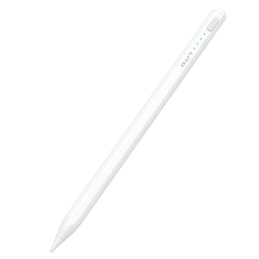 Touch Pen Lito K1 per Apple iPad, Versione Attiva, Bianco