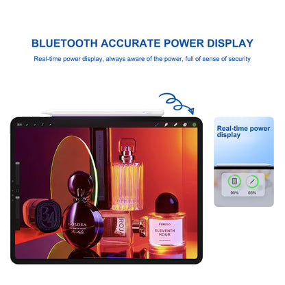 Touch Pen Lito K1 per Apple iPad, Versione Attiva, Bianco