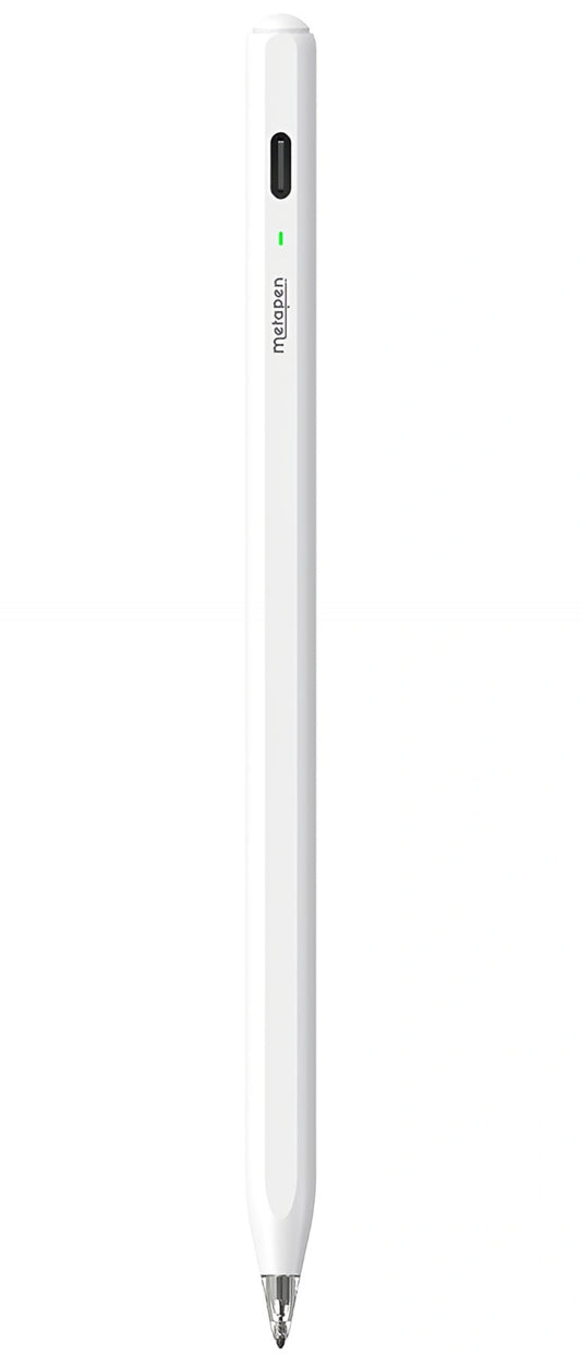 Touch Pen Metapen Air8 Pro per Apple iPad, Versione Attiva, Bianco ME-APP172