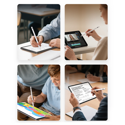 Touch Pen Metapen A8 per Apple iPad, Versione Active, Bianco ME-APP152