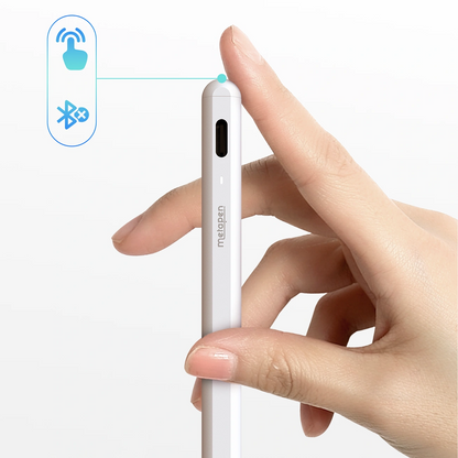 Touch Pen Metapen A8 per Apple iPad, Versione Active, Bianco ME-APP152