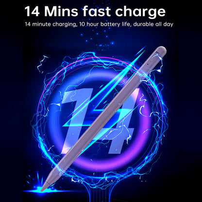 Touch Pen Techsuit AC10SH per Apple iPad, Versione Attiva, Rosa