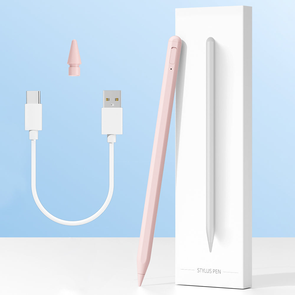 Touch Pen Techsuit AC10SH per Apple iPad, Versione Attiva, Rosa Chiaro