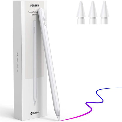Touch Pen UGREEN per Apple iPad, Versione Attiva, Bianco