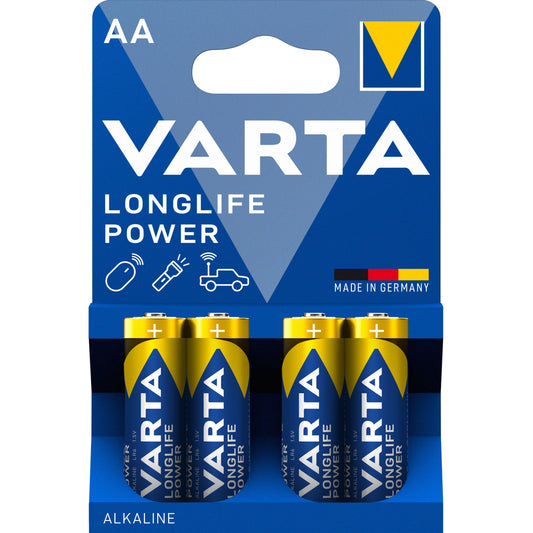 Varta Longlife Power Batterie 4906, AA / LR6, Set 4 pezzi 04906121414