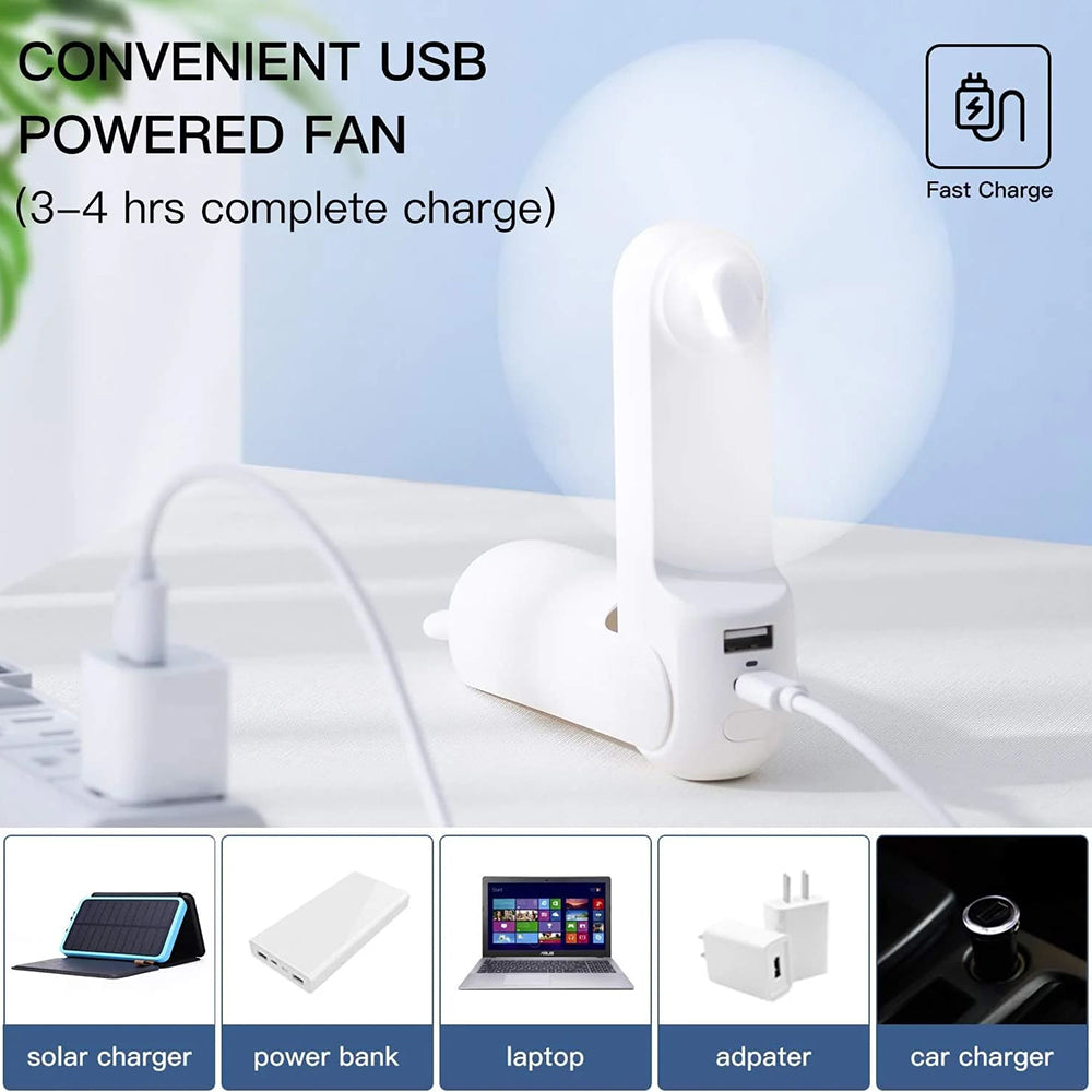 Ventilatore Portatile JisuLife Life8 Plus F8X, Verde