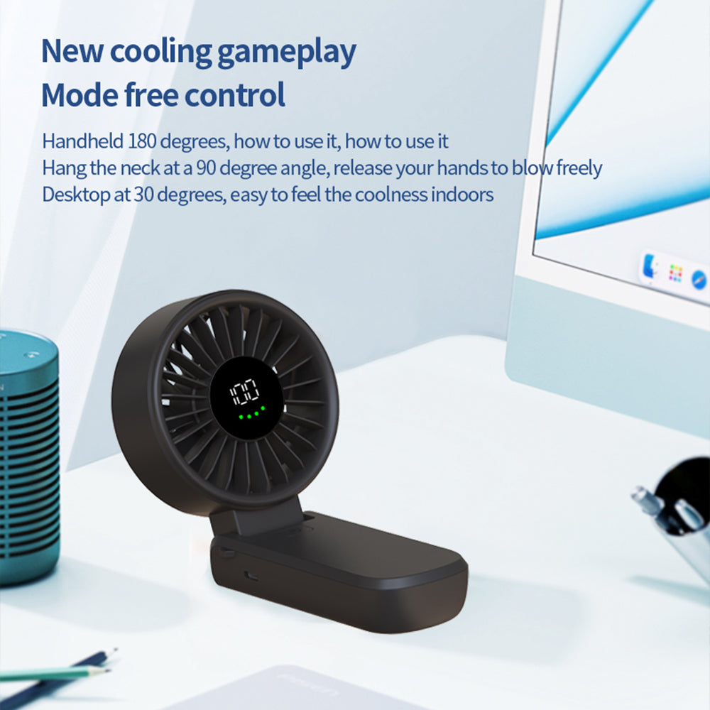 Ventilatore Portatile Techsuit A10, Nero