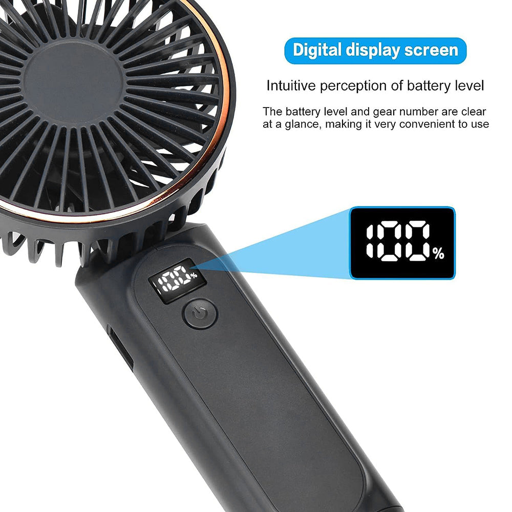 Ventilatore Portatile Techsuit M12, Nero