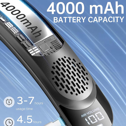 Ventilatore Portatile Techsuit S8, Nero