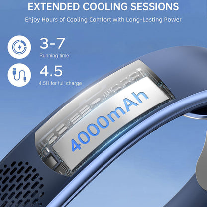 Ventilatore Portatile Techsuit S8, Nero