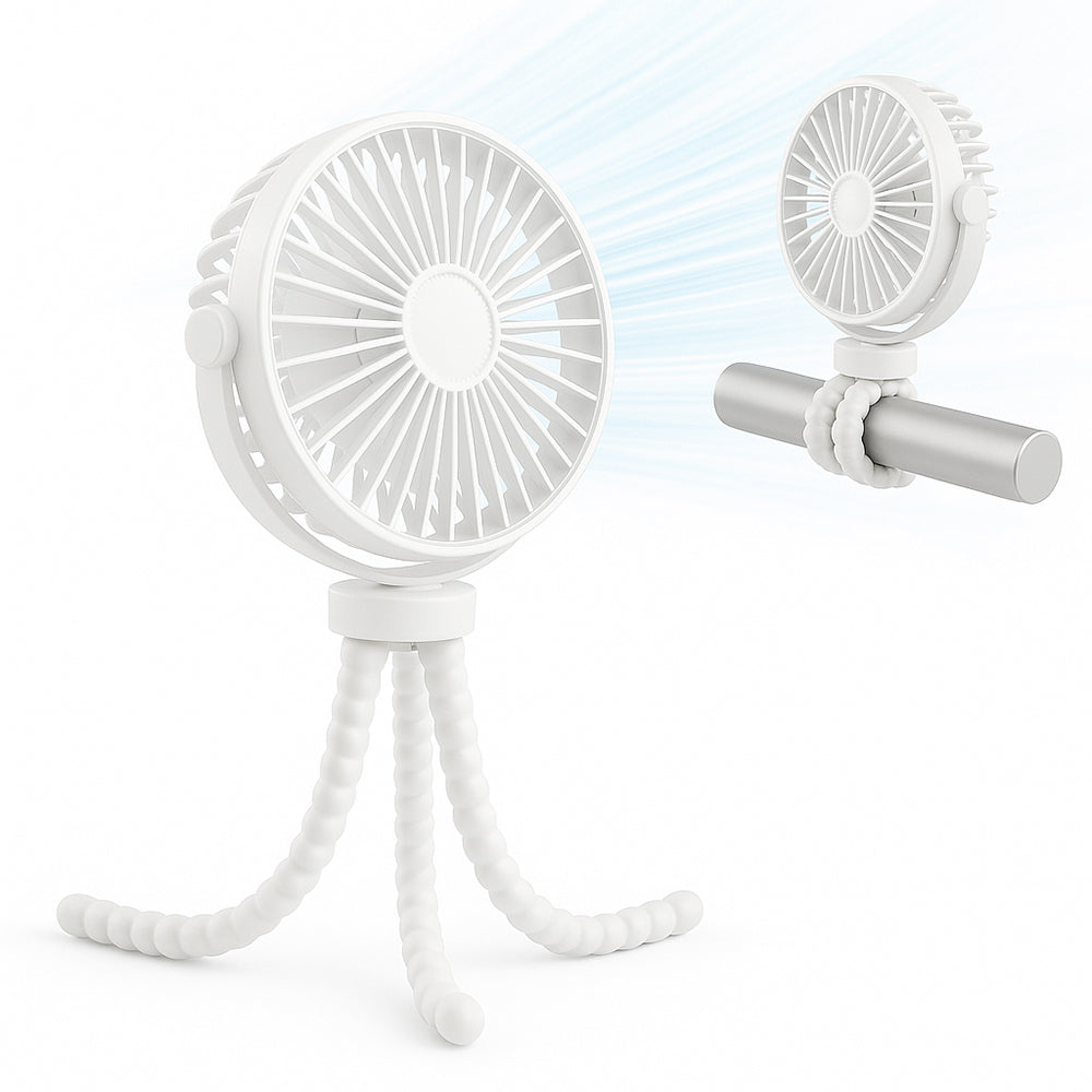 Ventilatore Portatile Techsuit VP1, Bianco