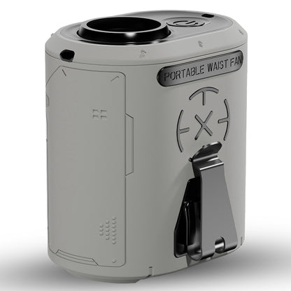 Techsuit Z14 Portable Fan with 5000mAh External Battery, Grey