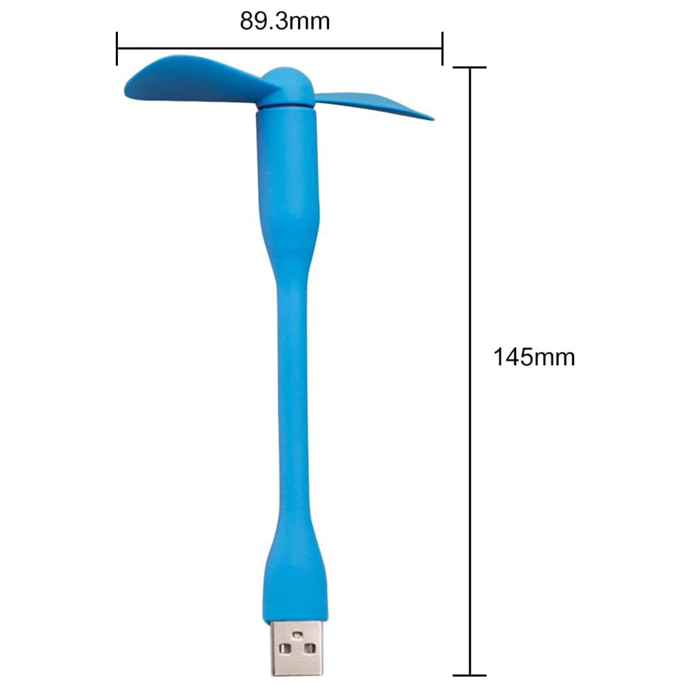 Ventilatore USB Techsuit TUF1, Blu