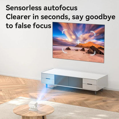 Videoproiettore Yesido TV13, 720P, 190ANSI, Android 9.0, Bianco