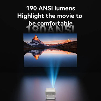 Videoproiettore Yesido TV13, 720P, 190ANSI, Android 9.0, Bianco